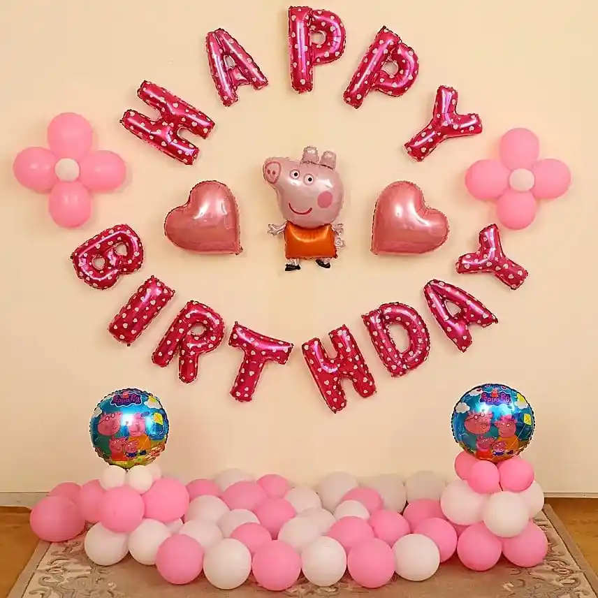 Peppa Pig Happy Topper Birthday Decor